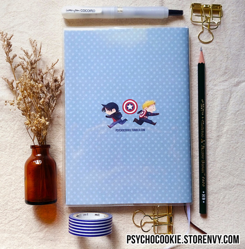 psychocookie:psychocookie:I am pleased to release a new product for PREORDER - Captain America Noteb