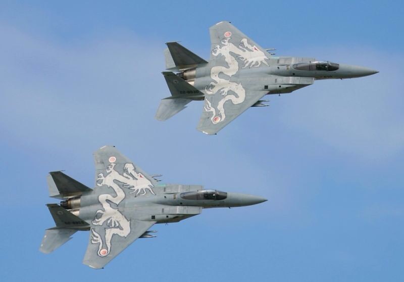 Japanese air force F15