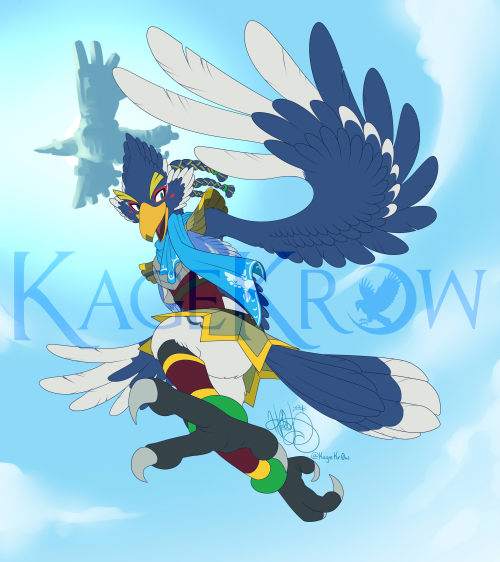 kagekrow:Finished the boastful birb Revali from the Legend of Zelda: Breath of the Wild for my good 