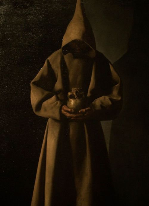 nuclearharvest:  Meditation of St. Francis by Francisco de Zurbaran