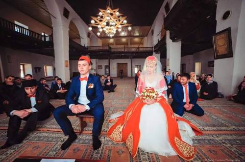 aruzoglu:An Islamic wedding ceremony in the mosque, Crimea 