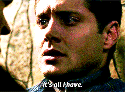 softlesbian:  Dean Winchester Meme: Reoccurring Themes (¾) ↳ Fear of Abandonment  