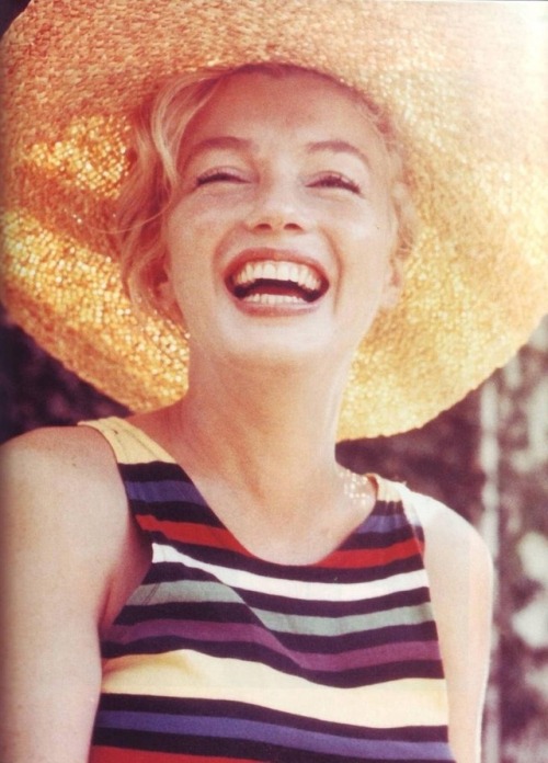 Private snap of Marilyn Monroe on Long Island, where she visited author Norman Rosten and his family