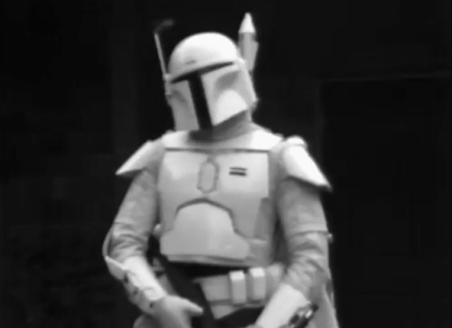 Screen-test footage (and Ralph McQuarrie concept art) of the original, all-white Boba Fett. Conceive