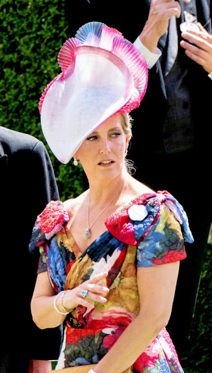 theroyalsandi: The Countess of Wessex attends the third day of Royal Ascot at Ascot Racecourse | Jun