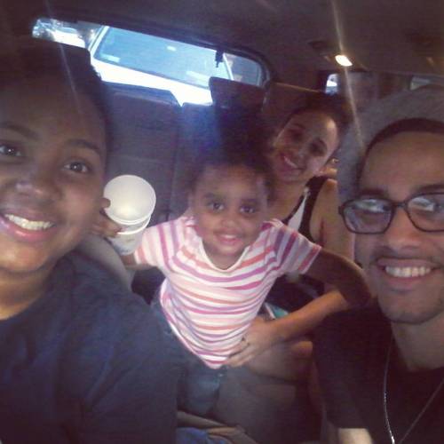 With the gang