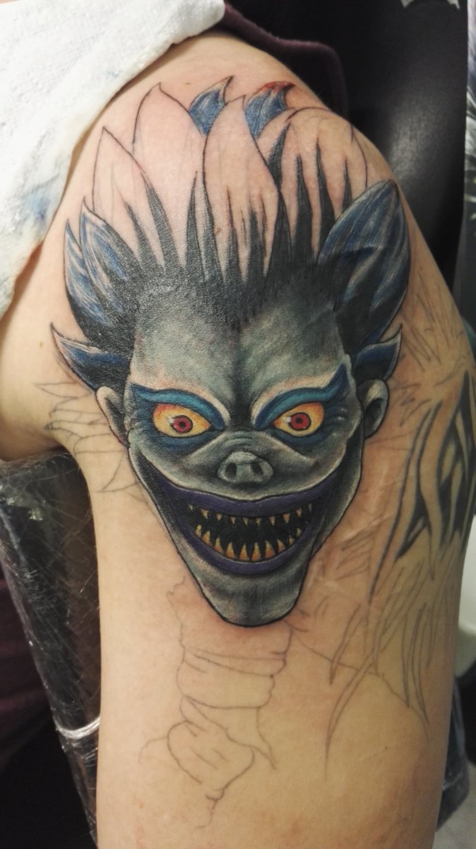 Worlds Top Tattoo Artists  Death Note tattoo by  Brando Chiesa  Facebook