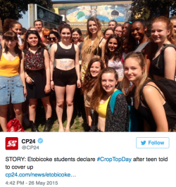 Ollivander:micdotcom:  Toronto Teen Fights Back Against Her School’s Sexist Dress