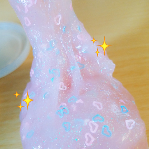 stimmerz: strawberriglitter: some slime i got from Michael’s a while back. i mixed all the col