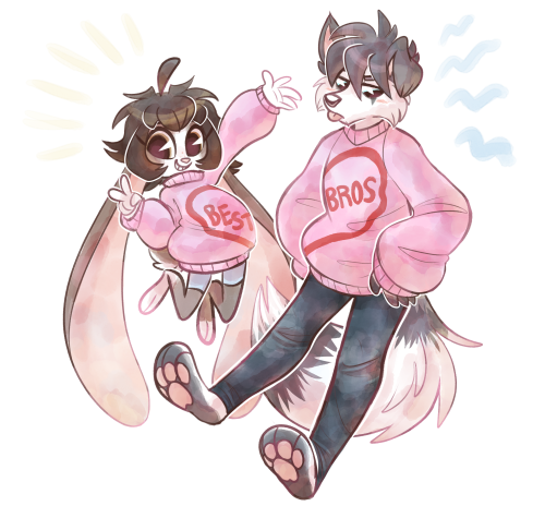 best bros need matching sweatshirts ♡(•⌄•人)