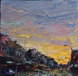 ashleyfrostart:  “King street Dusk”