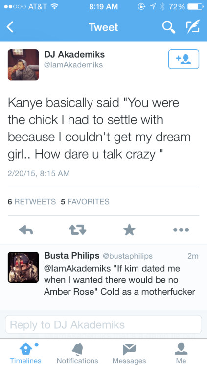 susiethemoderator:  newwavefeminism:  My timeline pointed to the nonsense Kanye West was saying on the radio this morning… Kanye just further disappointed me forever and always in my heart.So much shameless and joyful misogyny and misogynynoir in his