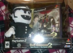 yotsuyuyagiyama:  Hello I’m in a bit of a financial problem and I’m not able to pay for my medicine/clinic bill, so I’m selling some Atlus/MegaTen stuff. Everything is in great condition.・Devil Summoner 2 Raihou plushie special edition (USED):