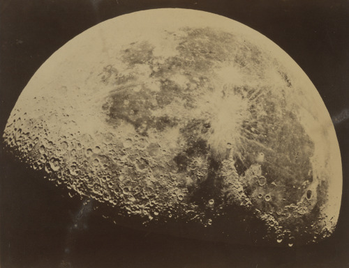 humanoidhistory:  The Moon, circa 1864, photographed by George Frederick Barker. (Yale University Art Gallery) 