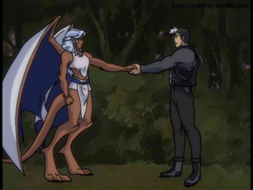 “Thank you, Shiro, you saved my life”“So did you”Shallura in Gargoyles style requested by @falsechao