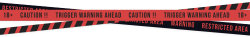 Hi! I Was Wondering If You Could Make This Trigger Warning Banner In Red, Please?