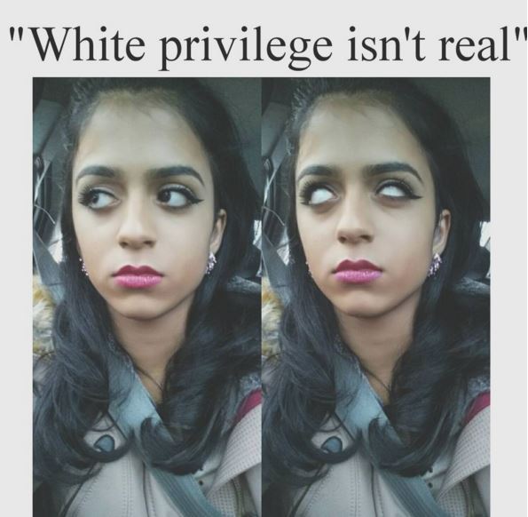 thetrippytrip:    White privilege is real.  The fact that white people can walk