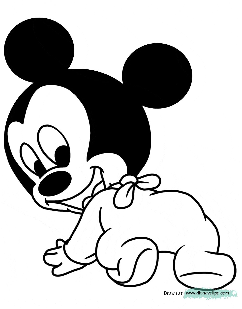 mickey and pluto coloring pages