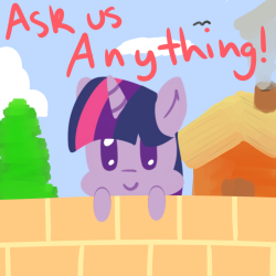 kawaiiponyville:  ((Ask ANY of the ponies in ponyville! That’s right, just say who you’re talking to in an ask and that pony will respond. So, go crazy! Ask anything you’d like!)) (Ps. Twilight doesn’t have wings)  Go follow nao :O