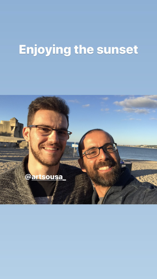Enjoying The Sunset In The End Of The Day.