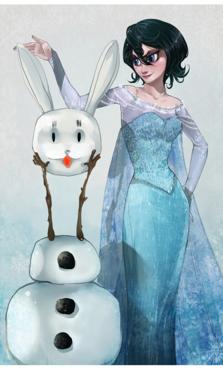 gypsie-rose-lee:  Frozen Rukia by Oriental-Lady 