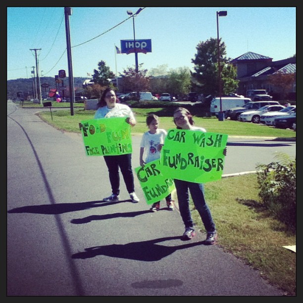 The HOPE Project! The car wash was a success! Food, fun, and a bunch of clean cars