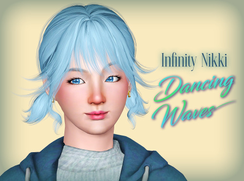 Infinity Nikki To TS3 - Dancing Waves Hair