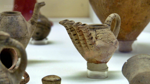 Ancient Worlds - BBC Two Episode 1 “Come Together”Assyrian animal shaped vessels -Rhyton