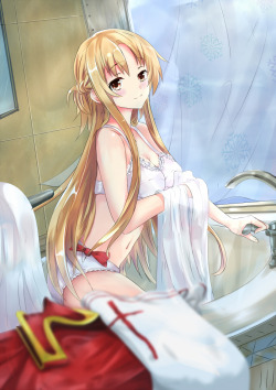 avshortbits:  Asuna (Sword Art Online).