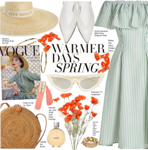 Warmer Days Ahead: Spring Dresses by voguefashion101 featuring a spring outfit ❤ liked on Polyvore