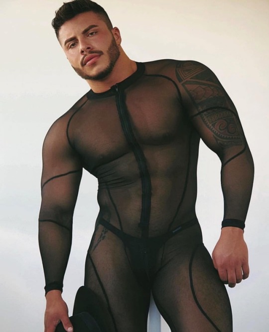 italianthongguy: obsessionthong:  It’s not everyone who could get away with that look! But he certainly can! Wonder what the back view looks like? 