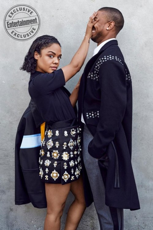 soph-okonedo:  ‘Entertainment Weekly’ (2018): Creed II stars Michael B. Jordan and Tessa Thompson  