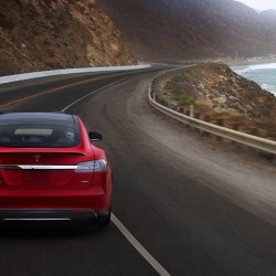 teslamodels:  chido-cool:  teslamotors: Our owner base is now driving in excess of 700,000 miles per day in over 20 countries. Driving down the California Pacific Coast.  Used to live right down that road.
