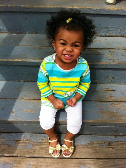 beautifulblackbabies:  Gabby Smiles 