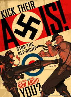 Wilwheaton:  (Via Stop The Alt-Right | Arin Fishkin Graphic Design)  Nazi Punks Fuck