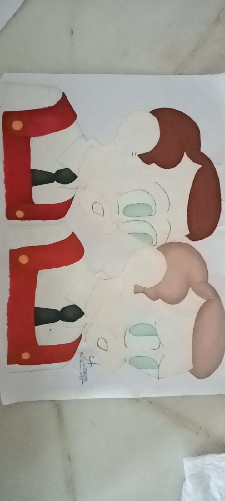 I'm Already Doing My Two Paintings Since 10th And 16th February.