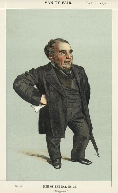 Caricature of John Pender, 1871, James Tissot