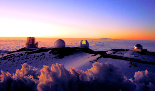 The W. M. Keck Observatory is a two-telescope astronomical observatory at an elevation of 4,145 mete