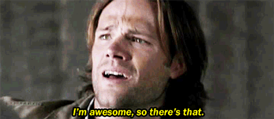 codependentsamanddean:  Sam’s still the baby brother who sees his big bro as a badass. 