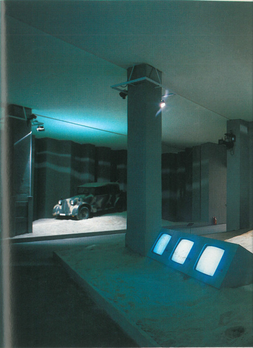 80sretroelectro:Design for a gallery, 1984.Scan