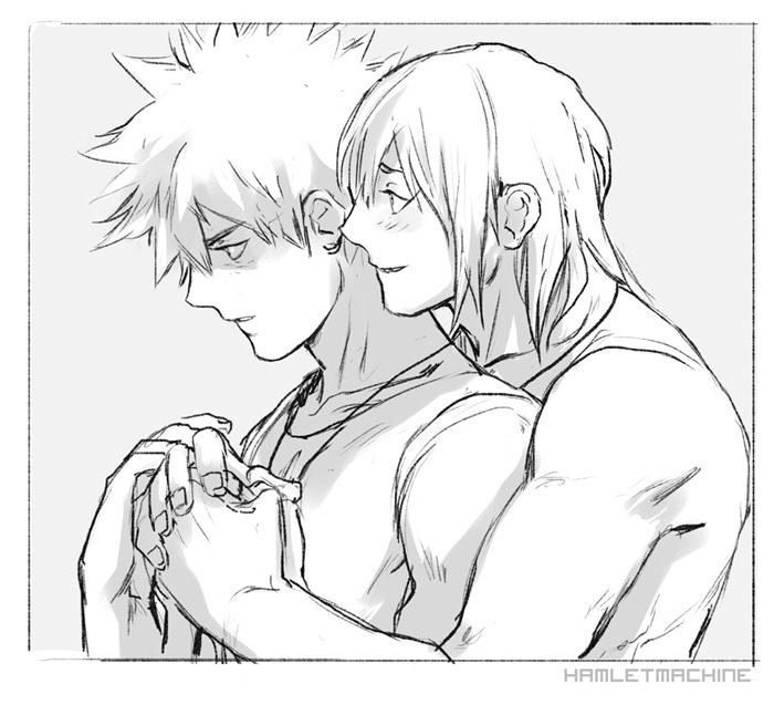 Some Kiribaku / Bakushima inspired by newamsterdam’s fics   ♡  