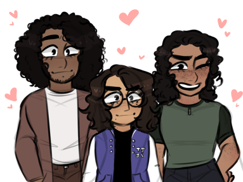 bunny-yams:i was gonna make a “jamilams through the years” piece but i,, got lazy so just have regul