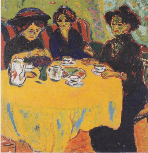 Kaffetafel (Coffee Table), Ernst Ludwig Kirchner, 1907Happy National Coffee Day!