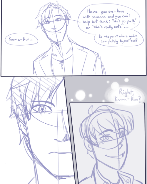 the first skip beat au comic i drew, its just a bunch of sketches because i was too lazy to clean it