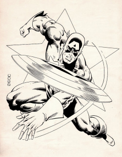 comicbookartwork:  Mike Zecc - Captain America 