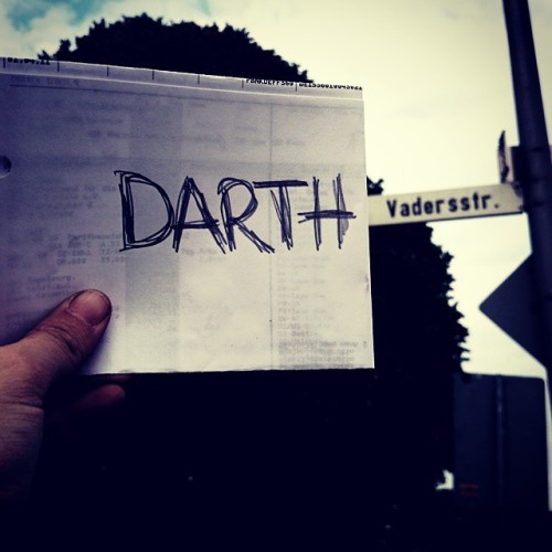 Darth Vader be with you&hellip;.#streetname #darthvader #germany #streeart#starwars #maythe4thbewith