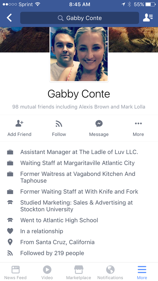 Gabby Conte From Galloway, NJ 