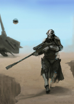 cybernetic-psychosis:  Sniper by Bri-in-the-Sky