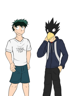 Have some Deku and Tokoyami, [insert text here]