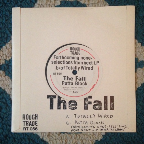 The Fall - Totally Wired / Putta Block  1980 UK Press (Rough Trade) 